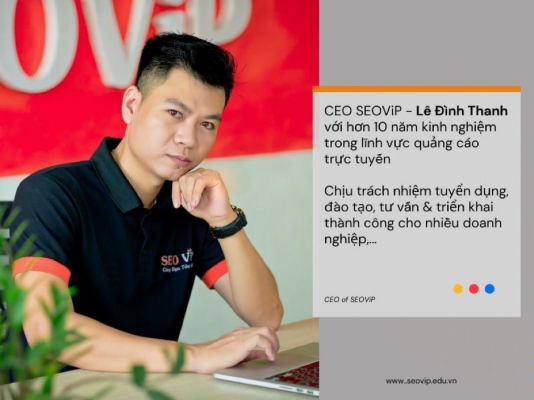 CEO SEOViP - Lê Đình Thanh